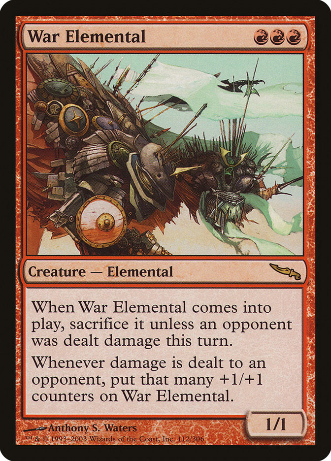 War Elemental [Mirrodin] | Black Swamp Games