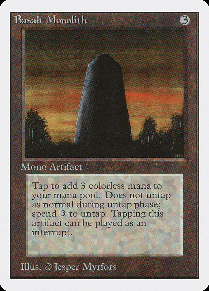 Basalt Monolith [Unlimited Edition] | Black Swamp Games