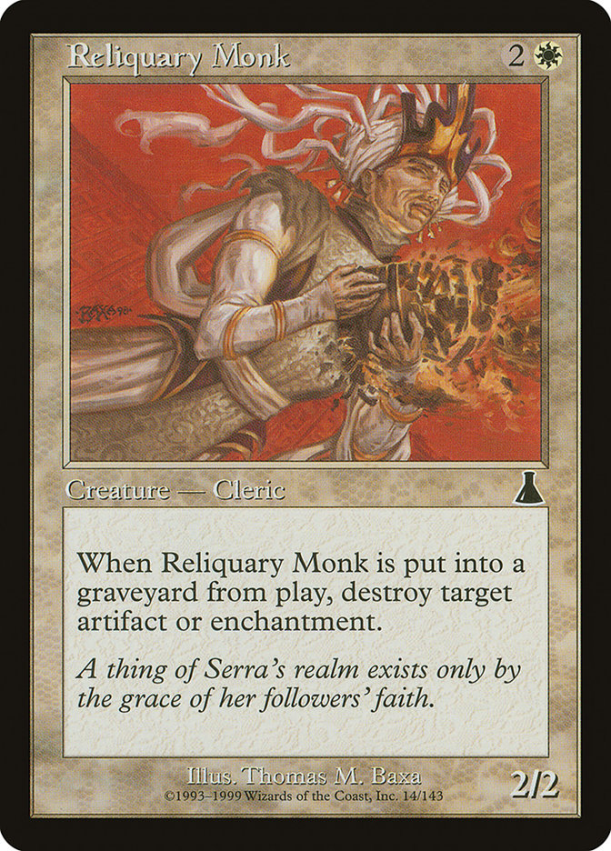 Reliquary Monk [Urza's Destiny] | Black Swamp Games