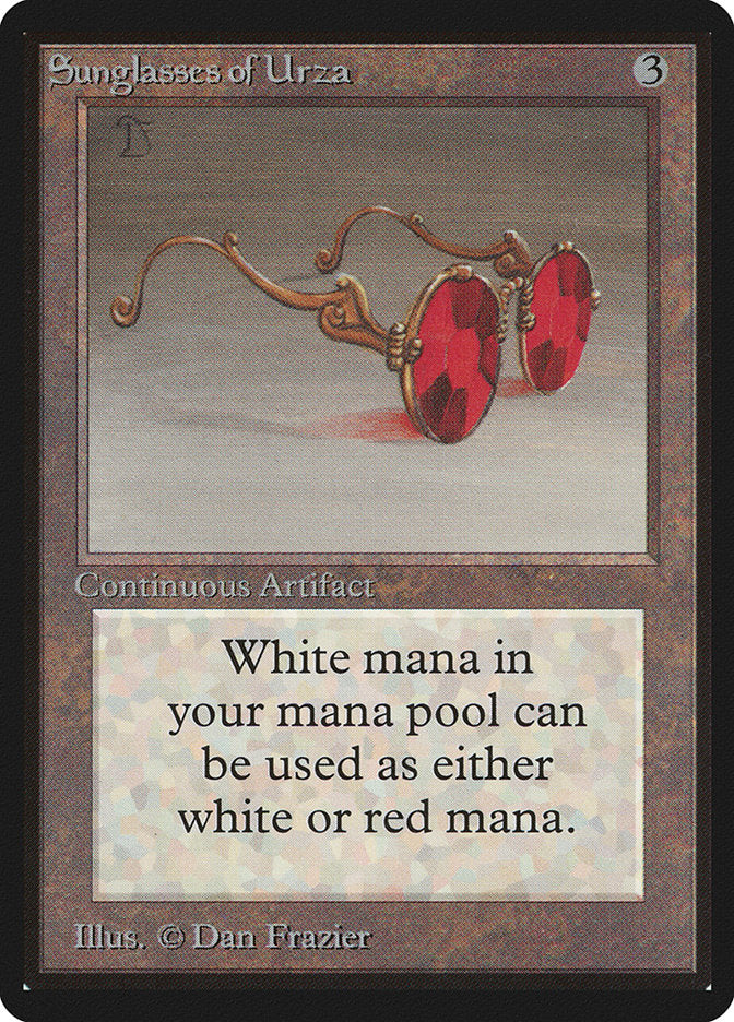 Sunglasses of Urza [Beta Edition] | Black Swamp Games