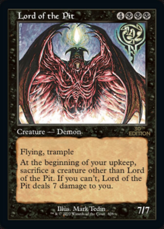 Lord of the Pit (Retro) [30th Anniversary Edition] | Black Swamp Games