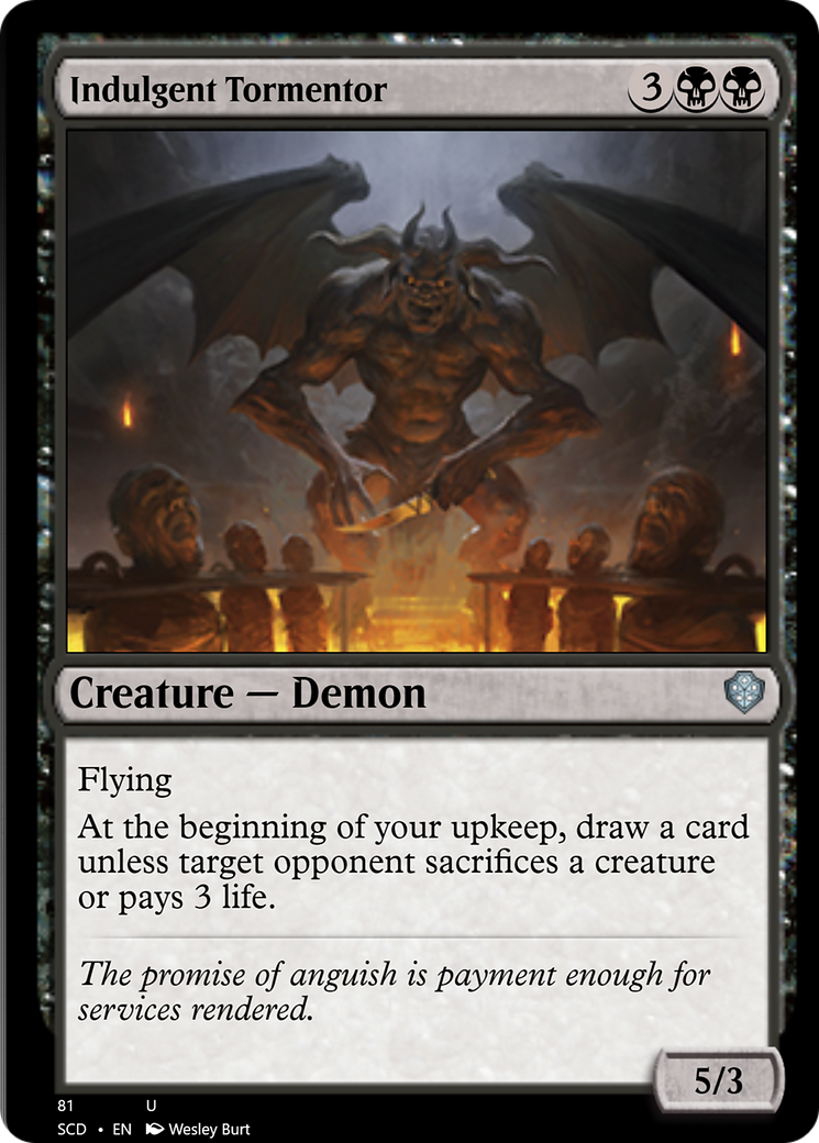 Indulgent Tormentor [Starter Commander Decks] | Black Swamp Games