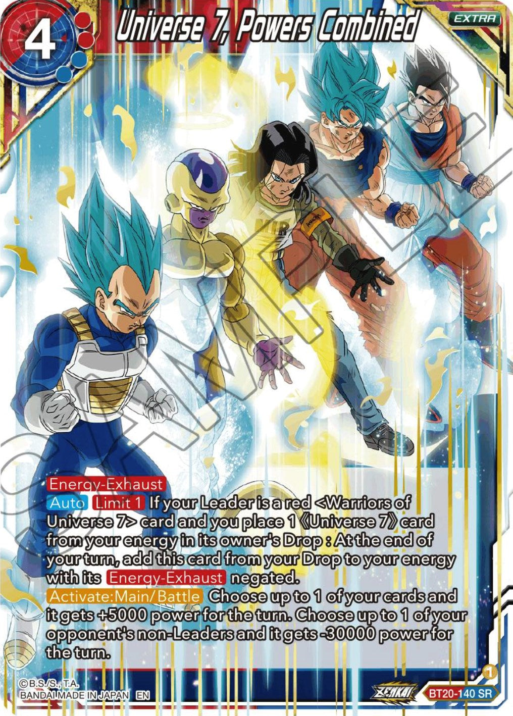 Universe 7, Powers Combined (BT20-140) [Power Absorbed] | Black Swamp Games