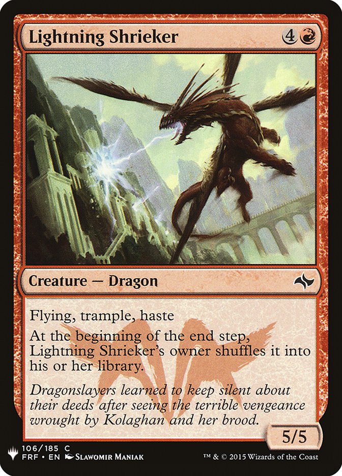 Lightning Shrieker [Mystery Booster] | Black Swamp Games