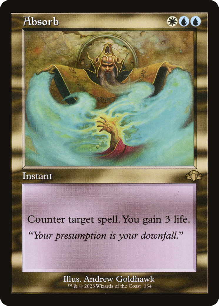Absorb (Retro) [Dominaria Remastered] | Black Swamp Games
