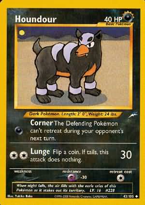 Houndour (43/105) [Neo Destiny Unlimited] | Black Swamp Games