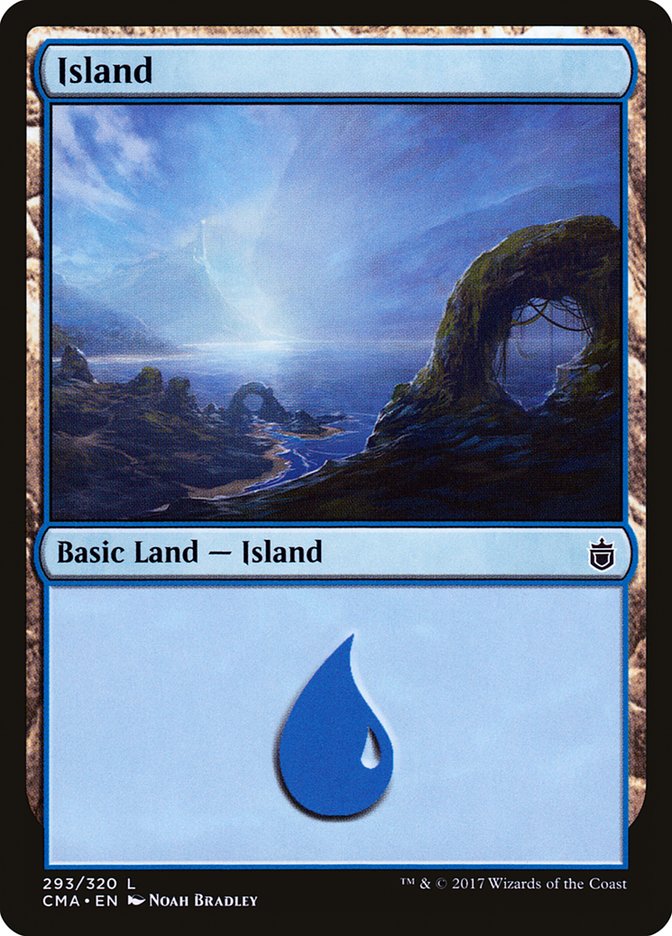 Island (293) [Commander Anthology] | Black Swamp Games