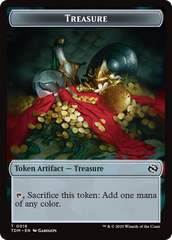 Zombie Druid // Treasure Double-Sided Token [Tarkir: Dragonstorm Tokens] | Black Swamp Games