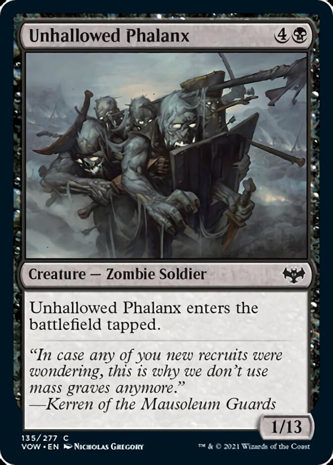 Unhallowed Phalanx [Innistrad: Crimson Vow] | Black Swamp Games