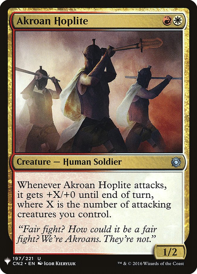 Akroan Hoplite [Mystery Booster] | Black Swamp Games