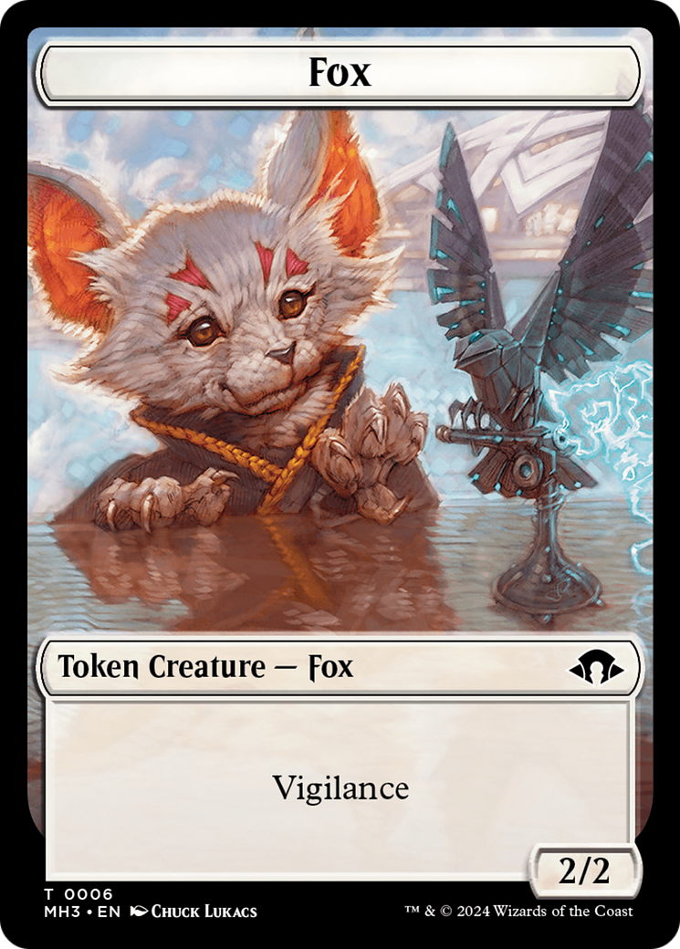 Servo // Fox Double-Sided Token [Modern Horizons 3 Tokens] | Black Swamp Games