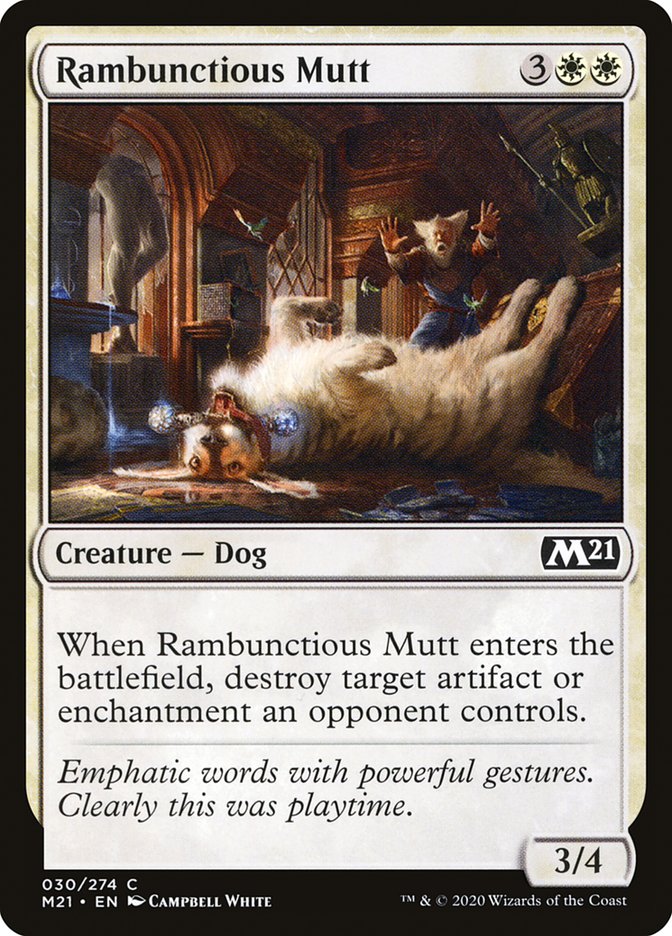 Rambunctious Mutt [Core Set 2021] | Black Swamp Games