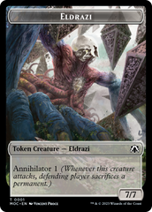 Eldrazi // Angel (4) Double-Sided Token [March of the Machine Commander Tokens] | Black Swamp Games