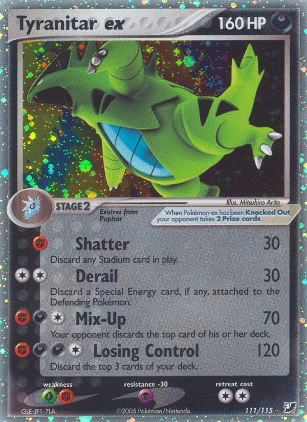 Tyranitar ex (111/115) [EX: Unseen Forces] | Black Swamp Games