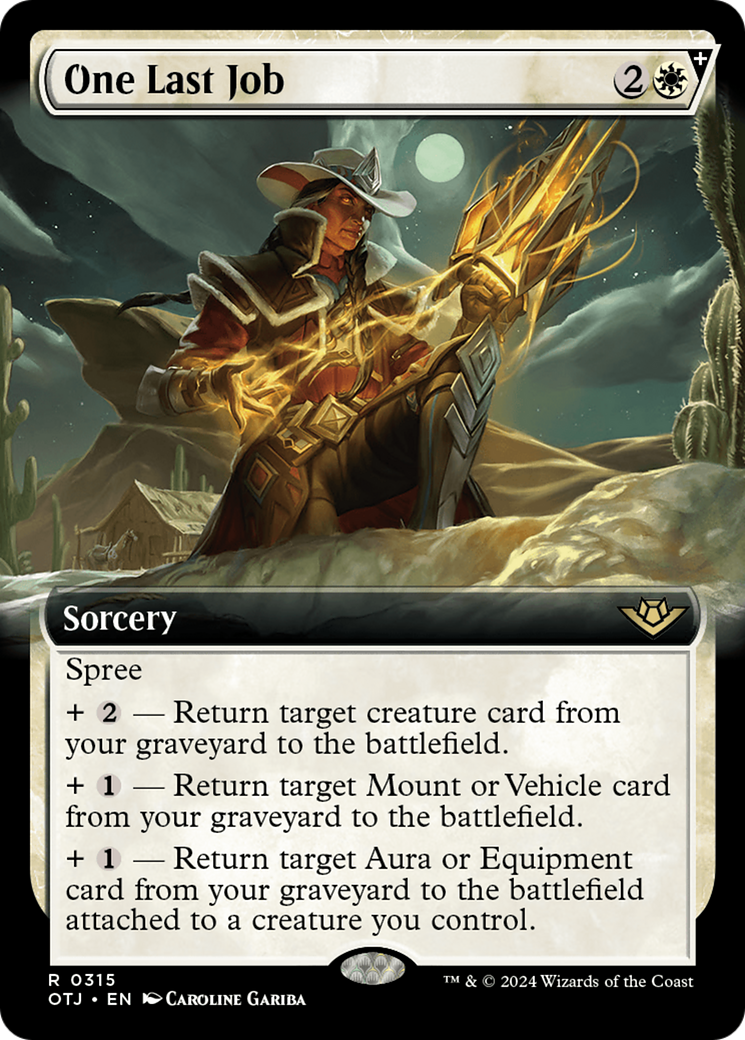 One Last Job (Extended Art) [Outlaws of Thunder Junction] | Black Swamp Games