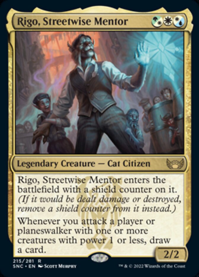Rigo, Streetwise Mentor [Streets of New Capenna] | Black Swamp Games