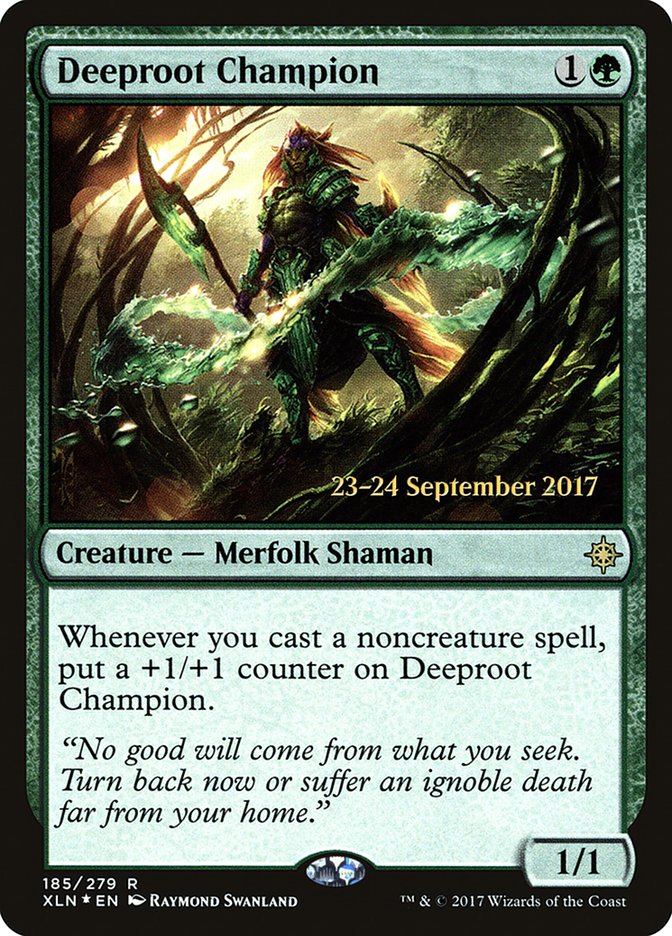Deeproot Champion [Ixalan Prerelease Promos] | Black Swamp Games