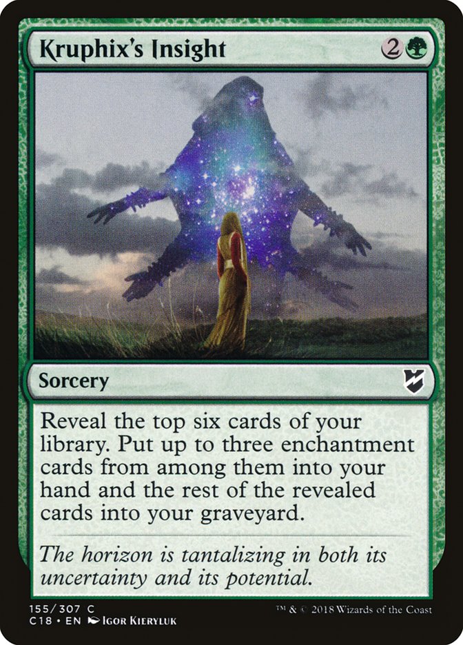 Kruphix's Insight [Commander 2018] | Black Swamp Games
