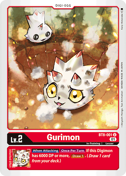 Gurimon [BT8-001] [New Awakening] | Black Swamp Games