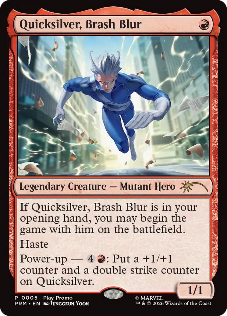 Quicksilver, Brash Blur [Standard Showdown Promos] | Black Swamp Games