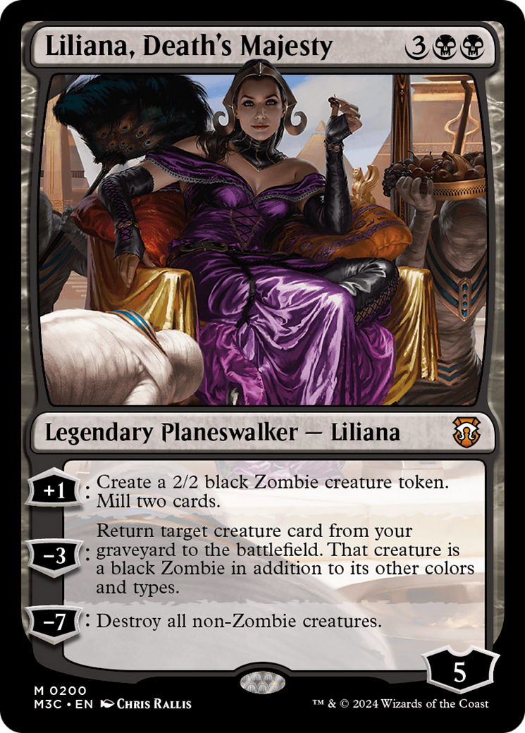 Liliana, Death's Majesty (Ripple Foil) [Modern Horizons 3 Commander] | Black Swamp Games