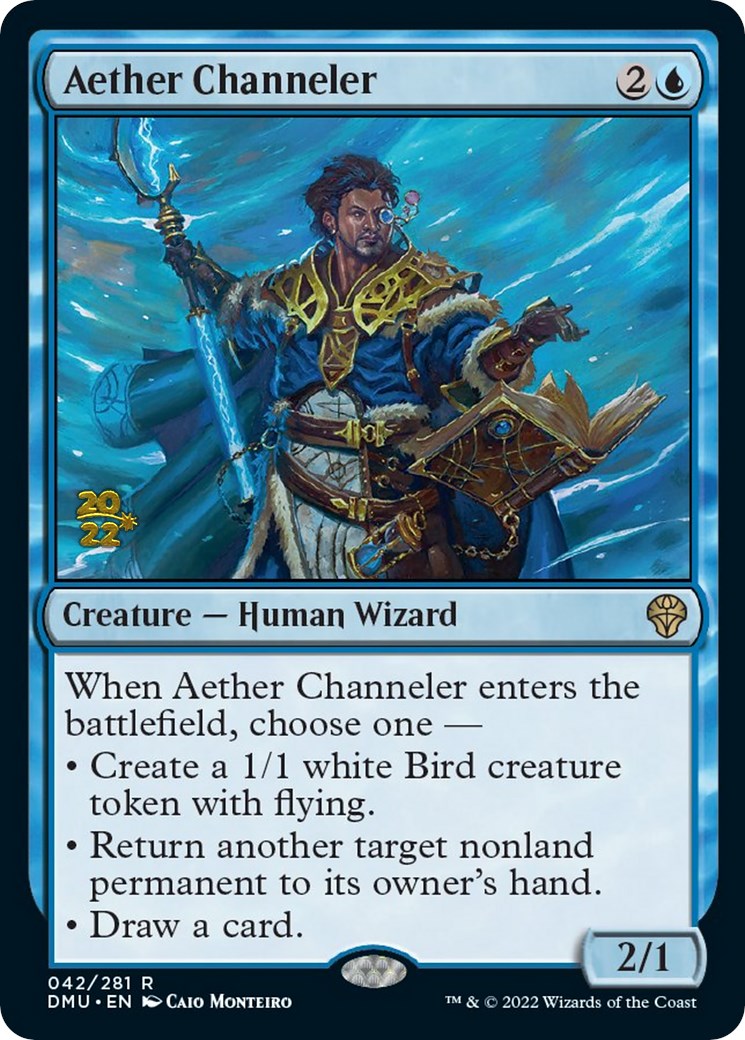Aether Channeler [Dominaria United Prerelease Promos] | Black Swamp Games