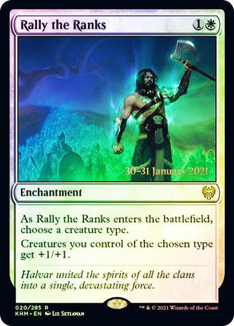 Rally the Ranks [Kaldheim Prerelease Promos] | Black Swamp Games
