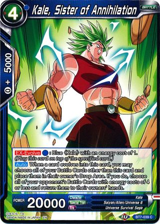 Kale, Sister of Annihilation (BT7-039) [Assault of the Saiyans] | Black Swamp Games