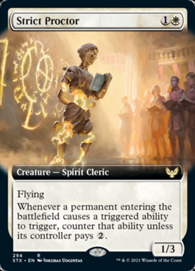 Strict Proctor (Extended Art) [Strixhaven: School of Mages] | Black Swamp Games