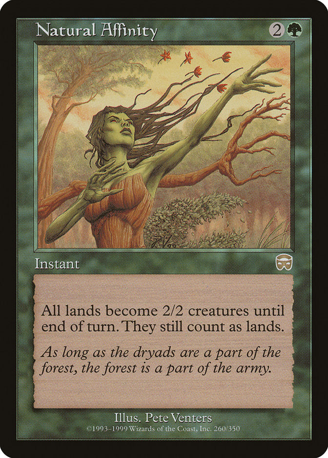 Natural Affinity [Mercadian Masques] | Black Swamp Games