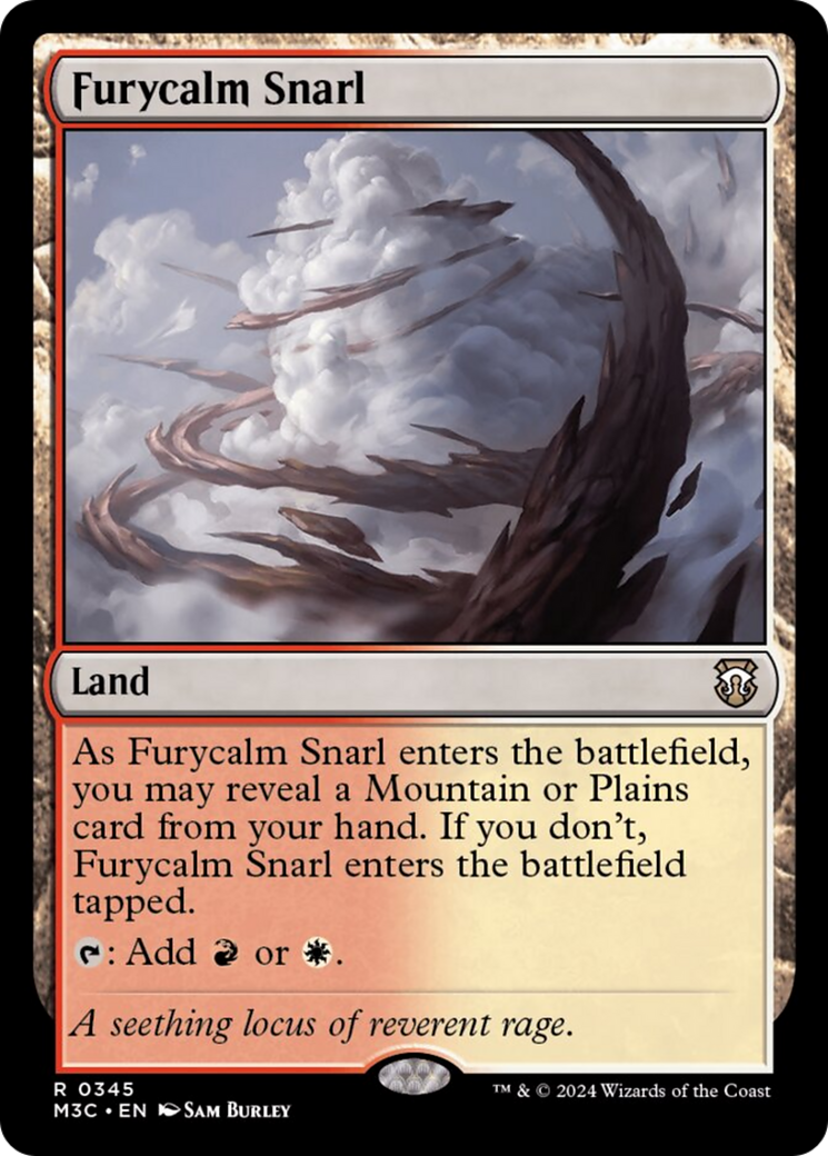 Furycalm Snarl (Ripple Foil) [Modern Horizons 3 Commander] | Black Swamp Games