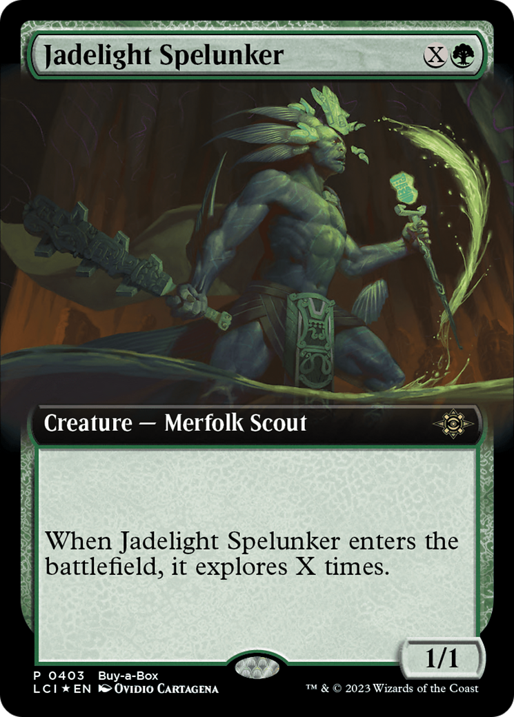 Jadelight Spelunker (Extended Art) (Buy-A-Box) [The Lost Caverns of Ixalan Promos] | Black Swamp Games