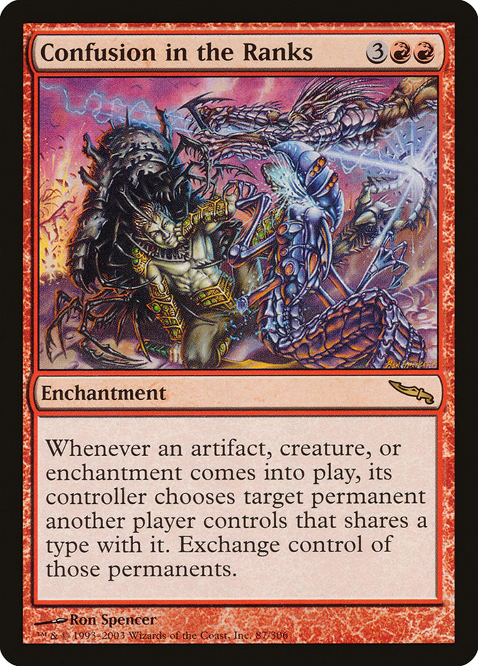 Confusion in the Ranks [Mirrodin] | Black Swamp Games