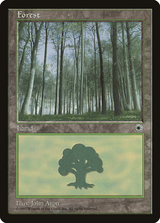 Forest (Green Signature with White Bark Trees) [Portal] | Black Swamp Games
