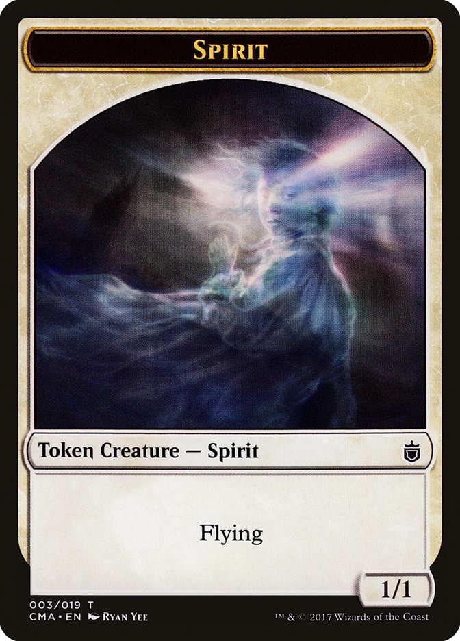 Spirit Token [Commander Anthology Tokens] | Black Swamp Games