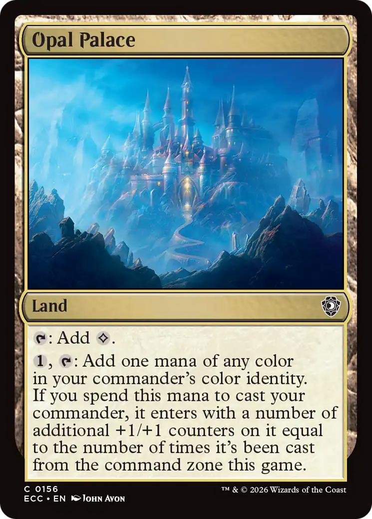 Opal Palace [Lorwyn Eclipsed Commander] | Black Swamp Games