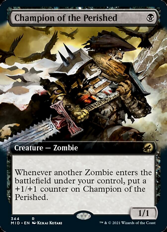 Champion of the Perished (Extended Art) [Innistrad: Midnight Hunt] | Black Swamp Games