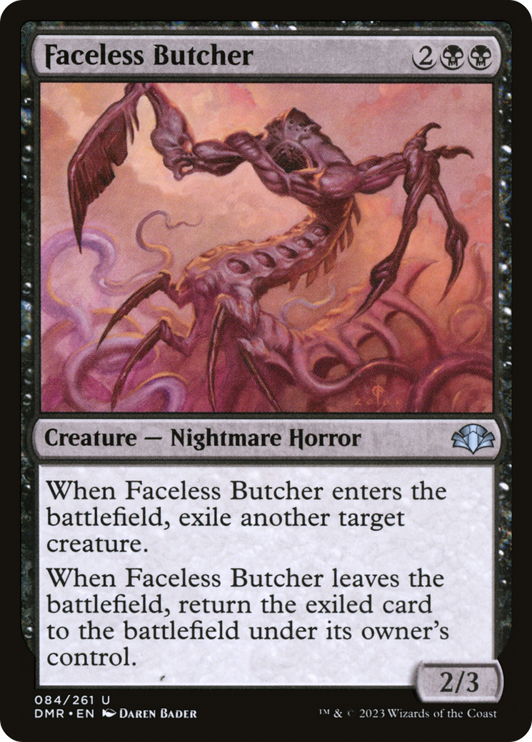 Faceless Butcher [Dominaria Remastered] | Black Swamp Games