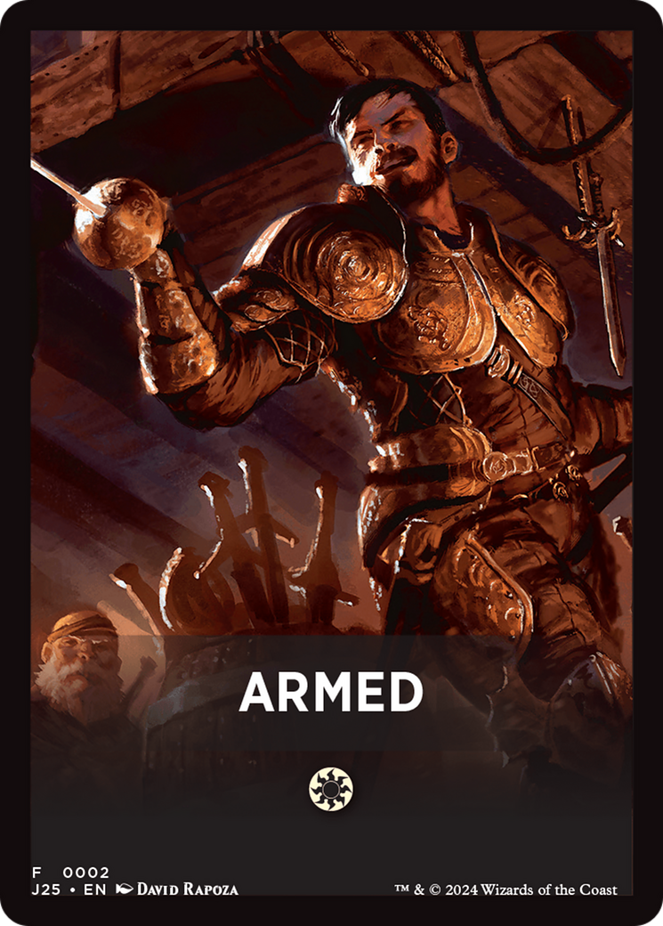 Armed Theme Card [Foundations Jumpstart Front Cards] | Black Swamp Games