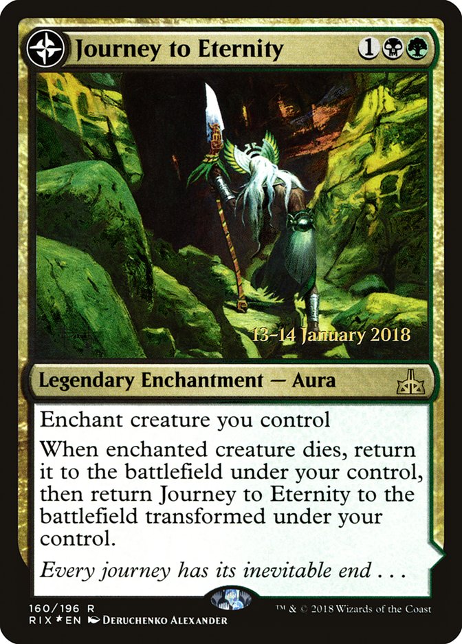 Journey to Eternity // Atzal, Cave of Eternity [Rivals of Ixalan Prerelease Promos] | Black Swamp Games