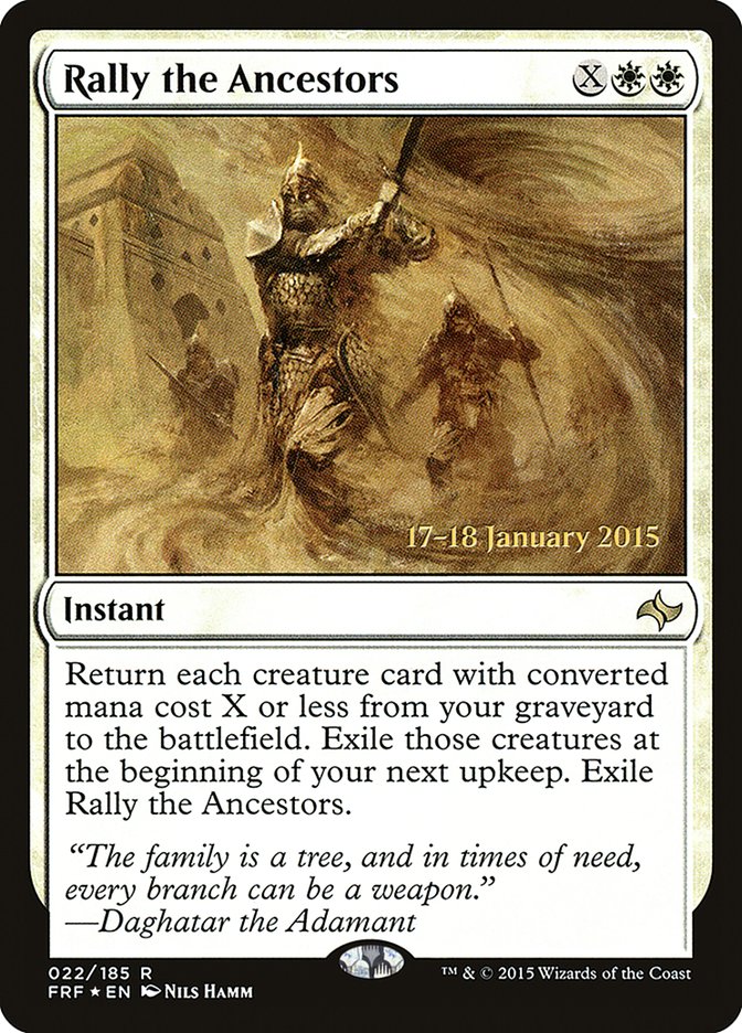 Rally the Ancestors [Fate Reforged Prerelease Promos] | Black Swamp Games