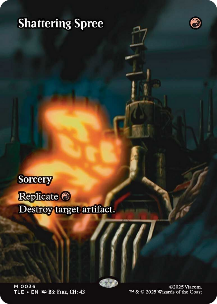 Shattering Spree (Borderless) [Avatar: The Last Airbender: Eternal-Legal] | Black Swamp Games