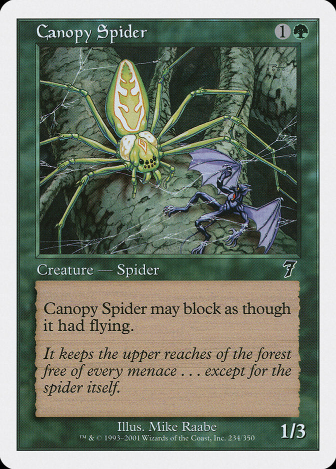 Canopy Spider [Seventh Edition] | Black Swamp Games