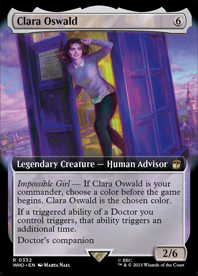 Clara Oswald (Extended Art) [Doctor Who] | Black Swamp Games