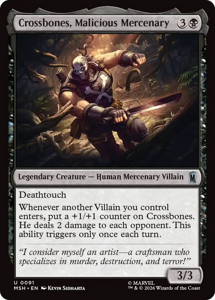Crossbones, Malicious Mercenary [Marvel Super Heroes] | Black Swamp Games