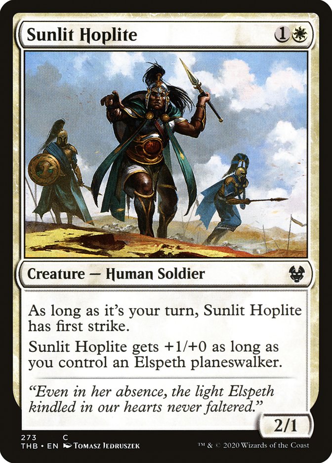 Sunlit Hoplite [Theros Beyond Death] | Black Swamp Games