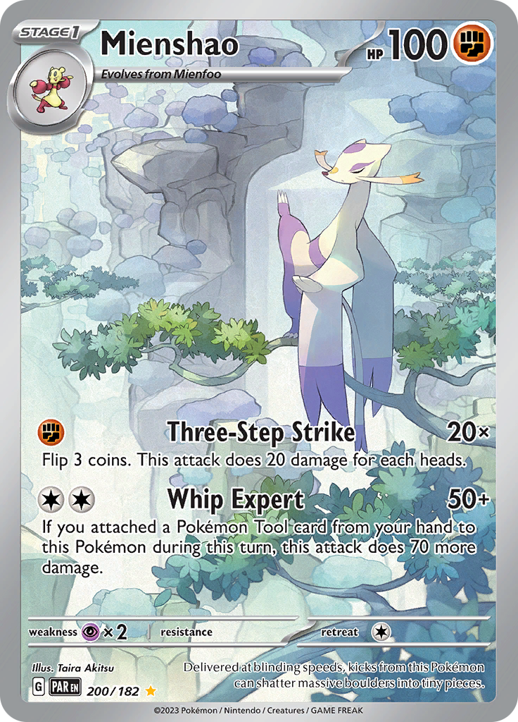 Mienshao (200/182) [Scarlet & Violet: Paradox Rift] | Black Swamp Games