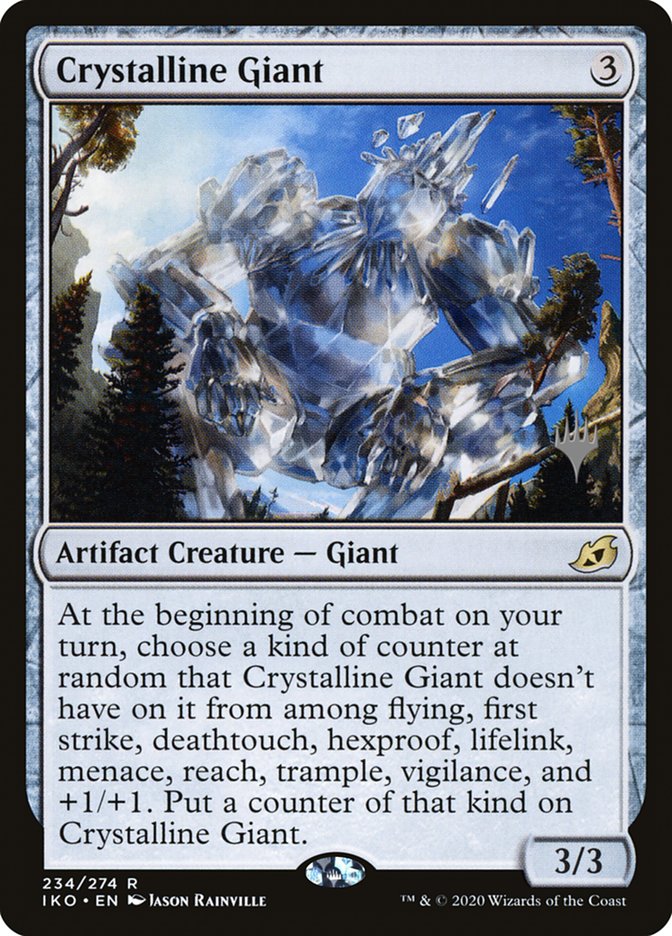 Crystalline Giant (Promo Pack) [Ikoria: Lair of Behemoths Promos] | Black Swamp Games