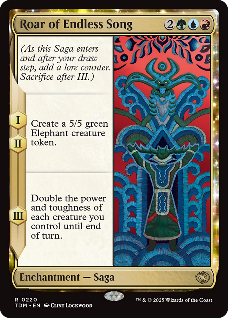 Roar of Endless Song [Tarkir: Dragonstorm] | Black Swamp Games