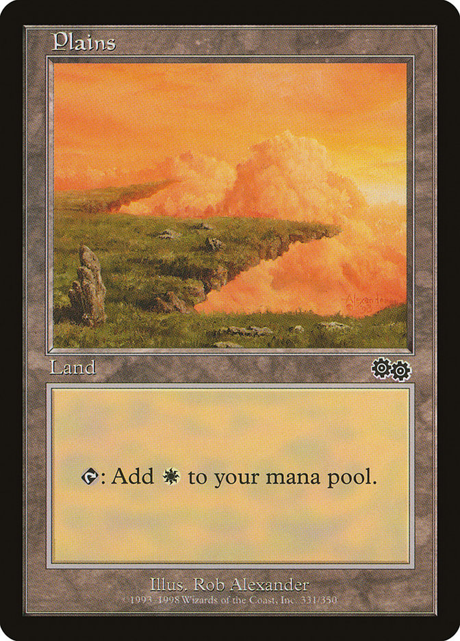 Plains (331) [Urza's Saga] | Black Swamp Games